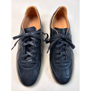 Beckett Simonon Morgen Trainers Men’s 11 Black Leather Gum Sole Sneakers